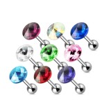 Cartilage piercing do ucha - kolečko (duhová)