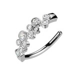 Piercing do pupíku se štítem