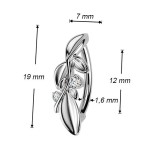 Piercing do pupíku s lístečky