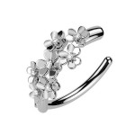 Piercing do pupíku s kytičkami