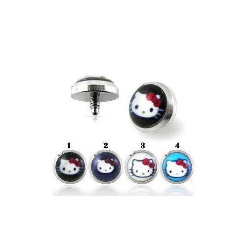 Náhradní díl k mikrodermálu Hello Kitty světle modrý