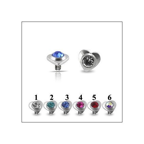 Náhradní díl k mikrodermálu srdíčko (růžová)