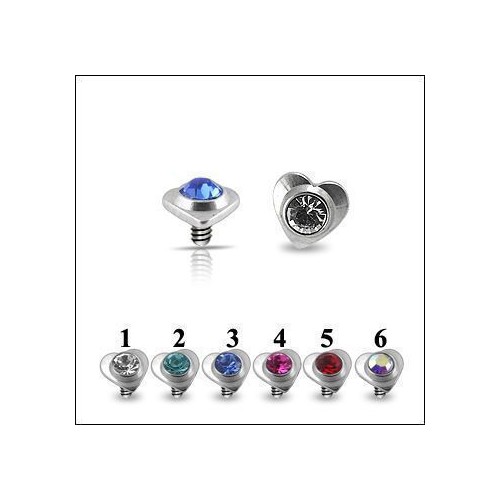 Náhradní díl k mikrodermálu srdíčko (tmavě modrá)