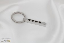 Ocelový přívěsek na klíče