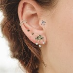 Piercing do brady letadlo - PUSH IN labreta TITAN