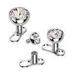 Kompletní microdermal piercing TITAN, 1,6mm (4 mm)