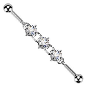 Industrial piercing se zirkony