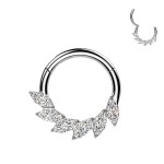 Segment kruh - septum / helix / cartilage / tragus piercing TITAN (1,2 x 8 mm)