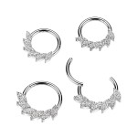 Segment kruh - septum / helix / cartilage / tragus piercing TITAN (1,2 x 8 mm)