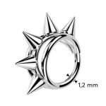 Piercing segment kruh TITAN s hroty (1,2 x 10 mm)
