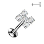 Piercing do brady - labreta TITAN (1,2 x 6 mm)