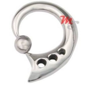 Piercing do ucha chirurgická ocel MS1600