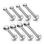 Labreta PUSH IN, kulička (1,2 x 8 x 2 mm)