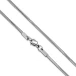 Ocelový řetízek had, tl. 3 mm (55 cm)