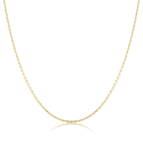 Stříbrný zlacený řetízek 55 cm