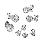 Naušnice pecky chirurgická ocel HWSE0104 (5 mm)