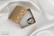 Dámský stříbrný prsten, šíře 5 mm (2,87 g, 49)