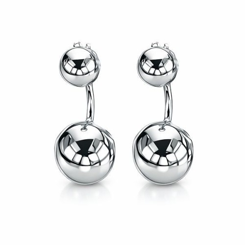 Stříbrné šroubovací zanáušnice kuličky