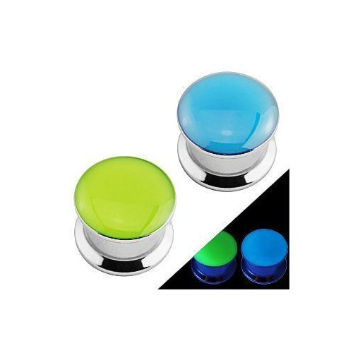 Plug ocelový fosforeskní HWPS36 (modrý 5 mm)