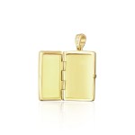 Stříbrný zlacený přívěsek medailon