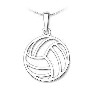 Stříbrný přívěsek volejbalový míč