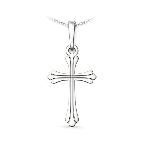 Stříbrný přívěsek kříž