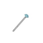 Variabilní piercing do nosu (světle růžová)