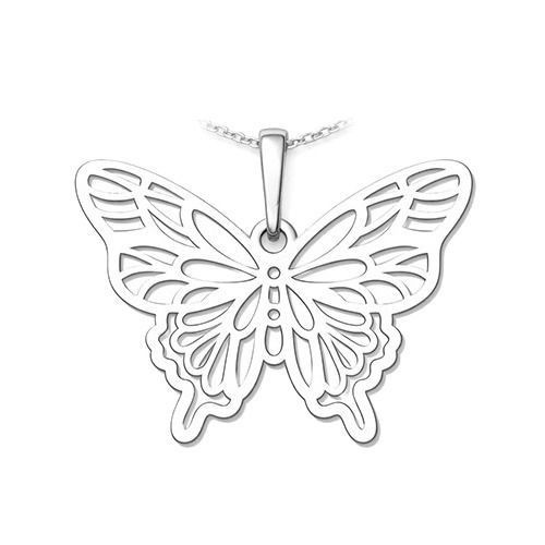 Stříbrný přívěsek motýl
