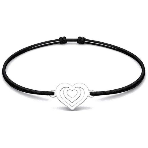 Šňůrkový náramek srdce