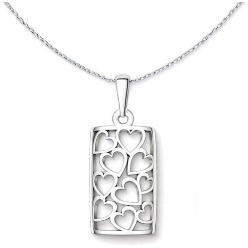 Stříbrný přívěsek se srdíčky