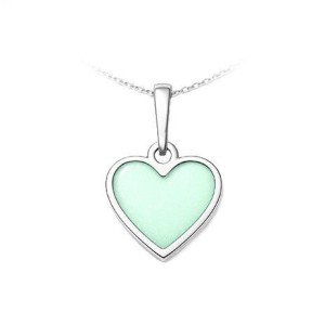 Stříbrný přívěsek srdce