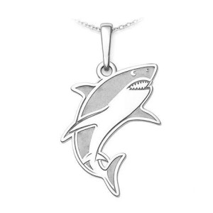 Stříbrný přívěsek žralok