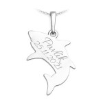 Stříbrný přívěsek žralok